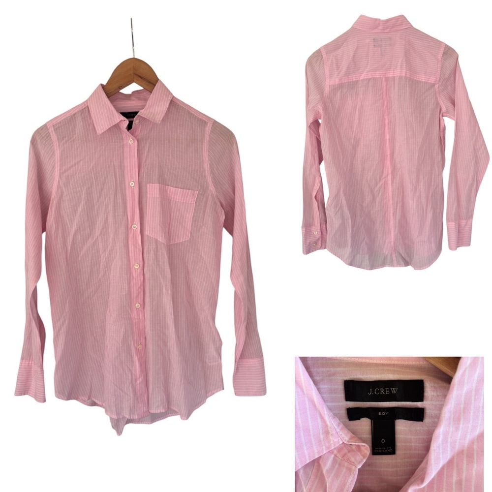 J. Crew Boy Fit Button Up Shirt
